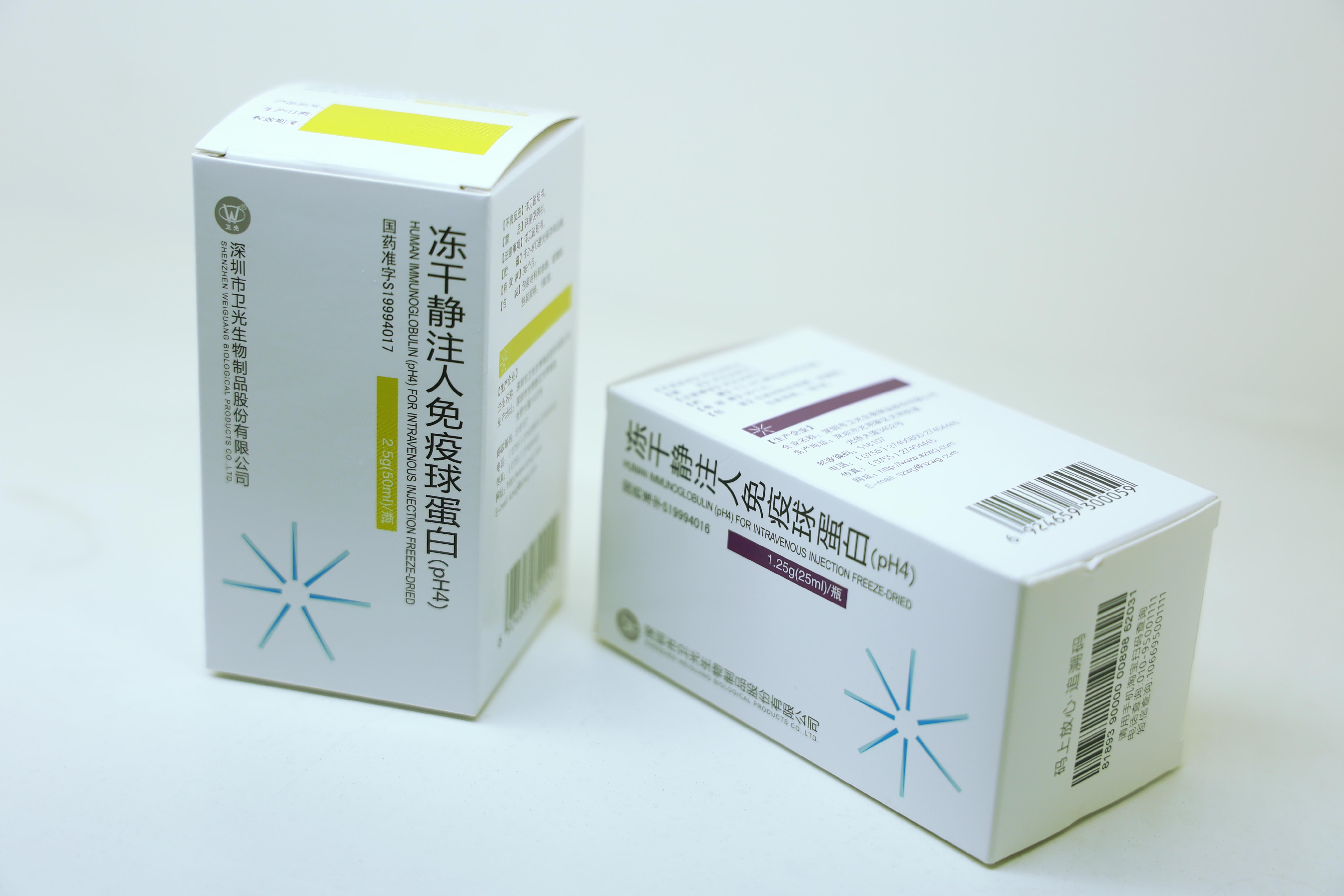 HUMAN IMMUNOGLOBILIN(PH4) FOR INTRAVENOUS INJECTION FREEZE-DRIED